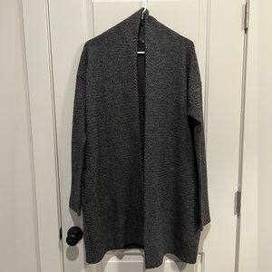 VINCE knit oversized gray cardigan sweater size M